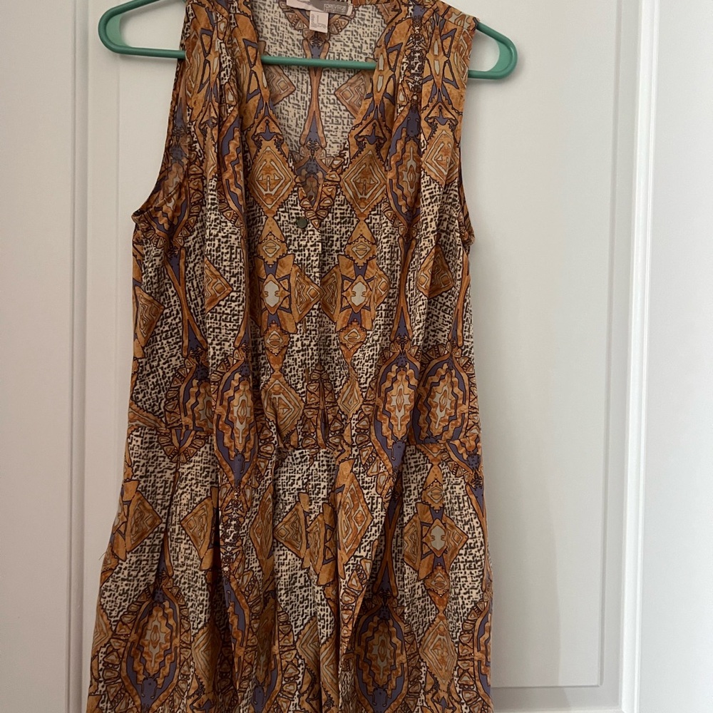 Forever 21 purple and gold romper
